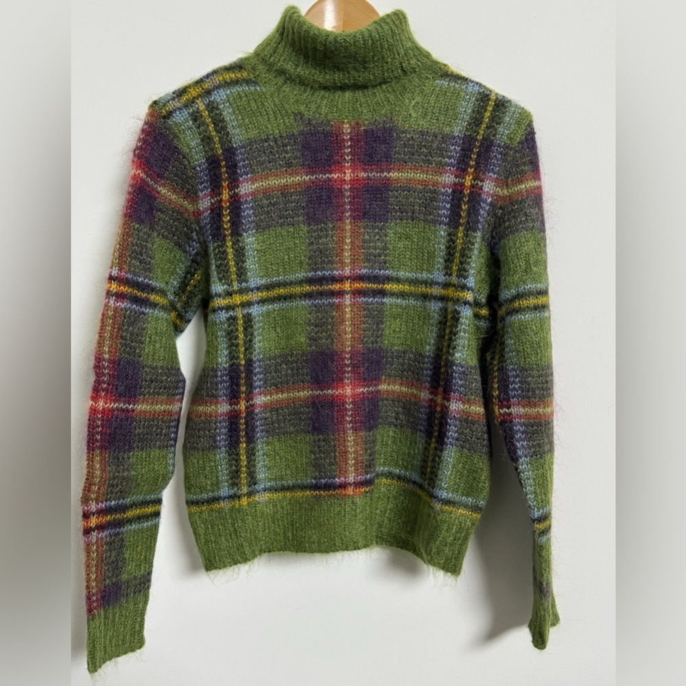 Ralph Lauren Plaid Turtleneck Sweater